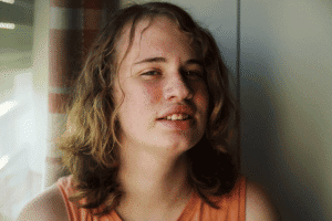 Person with high-functioning autism thinks about treatment